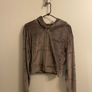 Skims velour fleece hoodie size medium